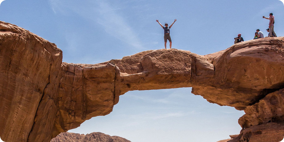 Excursion d une journ e l Arche Burdah Wadi Rum Desert Tours